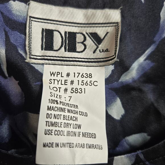 DBY Ltd. Vintage Deadstock 90s Y2K Whimsigoth Satin Babydoll Floral Maxi Dress 7 - Picture 6 of 9